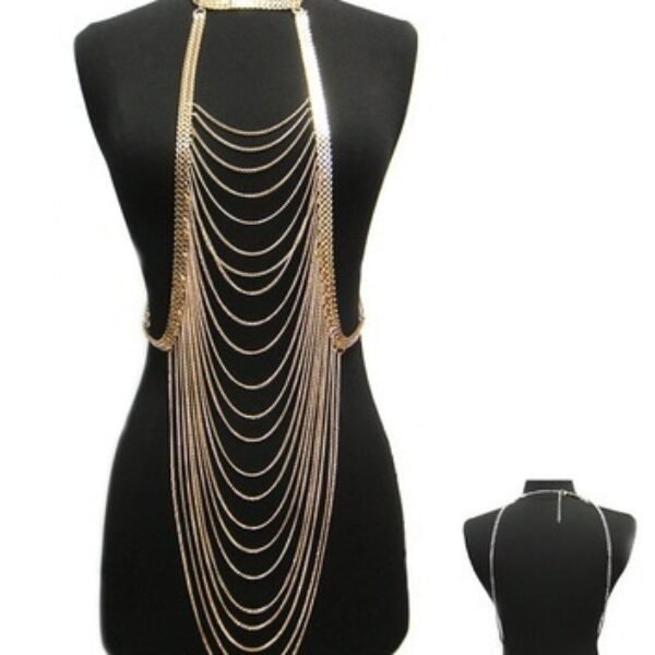 Body chain jewelry long necklace